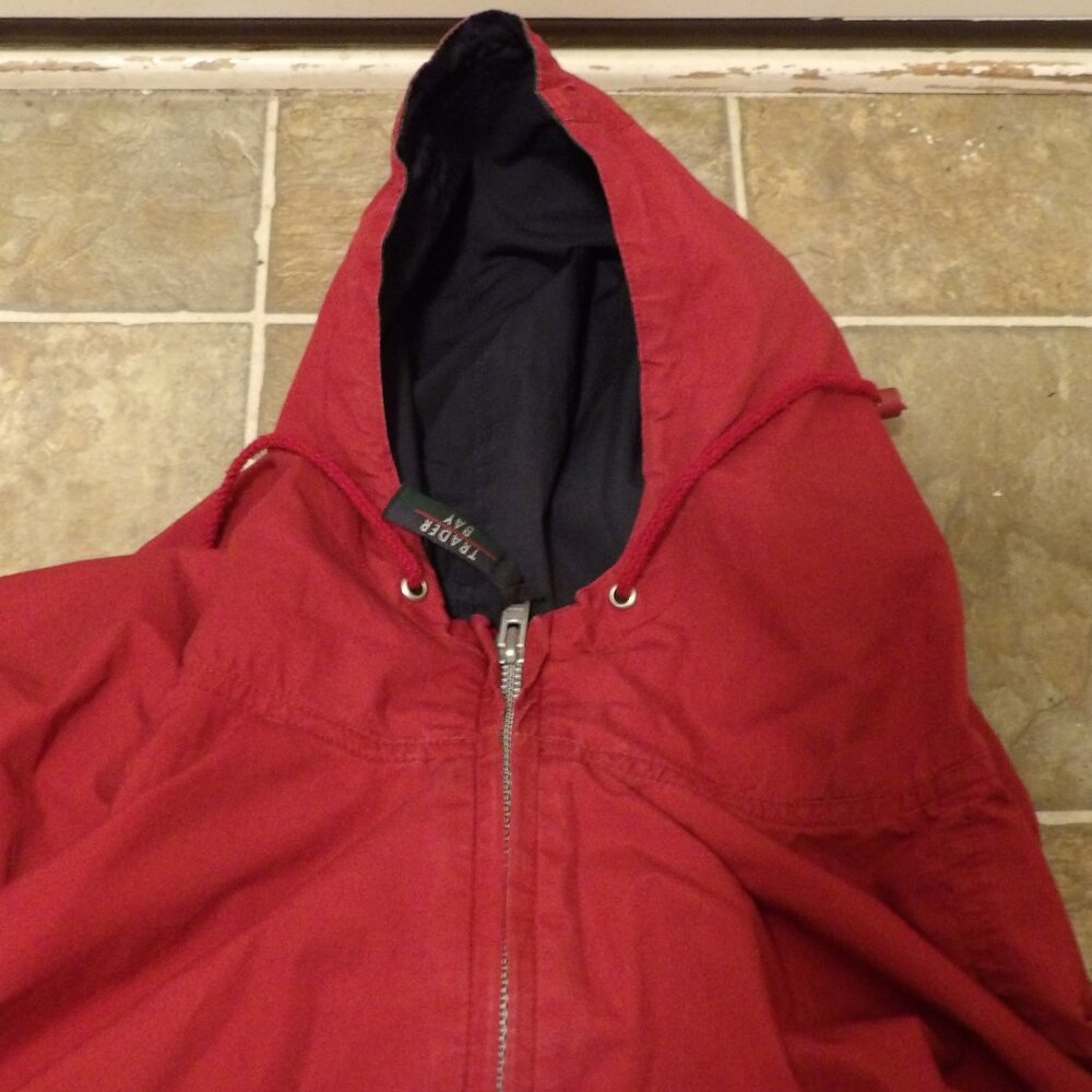 Trader Bay Vintage Red Hooded Lightweight Women's… - image 3